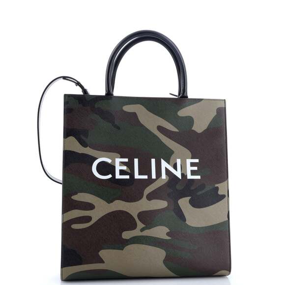 Celine Vertical Cabas Tote Camouflage #228599C10B - Picture 2 of 6